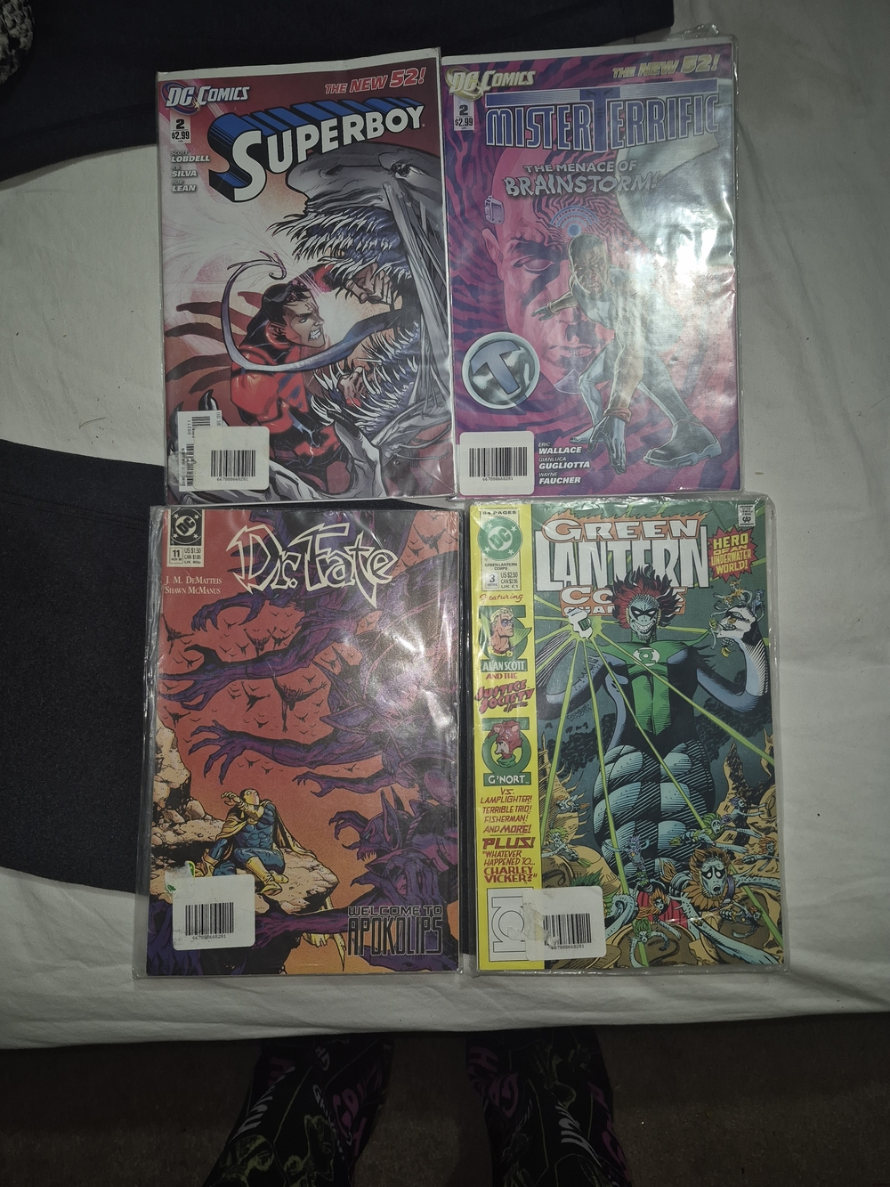 4 Comic Books Mint Condition